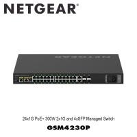 ราคา Netgear GSM4230P M4250-26G4F-PoE+ 24x1G PoE+ 300W 2x1G and 4xSFP Managed Switch (24057832289)