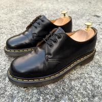 ราคา SZ.41 Dr.Martens 1461 BlackSmooth มือสองของแท้ รองเท้าหนังOxfordสีดำ (25237808534)