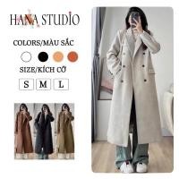 ราคา เสื้อ มังโต้ สําหรับผู้หญิงยาว 2 แถวของกระดุมและผ้าอัดพร้อมซับด้านใน - ร้านปาหะ สบ 134 (42014971434)