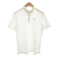 ราคา Adidas Polo Shirt Striped White Short Sleeves Direct from Japan Secondhand (54505258063)