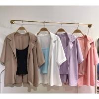 ราคา Plussize เสื้อคนอ้วน เสื้อ รอบ อก 52“ วงแขน 24” เสื้อยาว 24“ รอบชาย 56” สายเดี่ยว รอบ อกก่อนยืด 36“ยืดได้ถึง48“++ (29757658438)