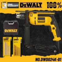 ราคา DEWALT สว่านกระแทกไฟฟ้า ขนาด 13 mm. 650W No.DWD024K-B1 (24869930825)