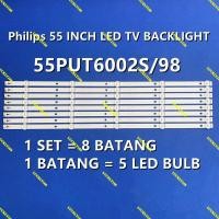 ราคา 55PUT6002S/98 Philips 55 INCH LED TV BACKLIGHT (โคมไฟทีวี) 55" Philips BACKLIGHT 55PUT6002S 55PUT6002 55PUT6002S 98 (51453821943)