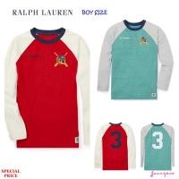 ราคา RALPH LAUREN POLO BEAR BASEBALL T-SHIRT (BOYS SIZE 8-20 YEARS) (1825828404)