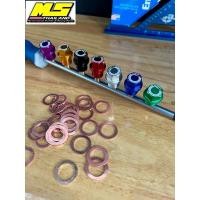 ราคา ✅น๊อตถ่ายน้ำมันเครื่องหัวแม่เหล็ก เม้งซัง MS Thailand⚠️พร้อมแหวนทองแดง น็อตขนาด M14xP1.5 (26800011353)