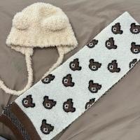 ราคา มือสอง : หมวกไหมพรม + ผ้าพันคอหมี size 2-3 ขวบ (27268350825)