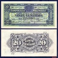 ราคา ธนบัตร โมซัมบิก Mozambique 20 เซนทาโว รุ่นเก่าปี 1933 P-R29 สภาพใหม่เอี่ยม 100% UNC ไม่ผ่านการใช้ แบงค์สะสม (42118482862)