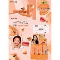 ราคา Tanako peach soda matte lips tick /ลิปpeach soda01 (4507505848)