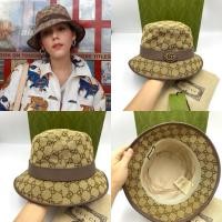 ราคา Gucci GG Canvas Bucket Hat *กรุณาทักแชทเพื่อเช็คสต็อคก่อนกดสั่งนะคะ* (24695335302)
