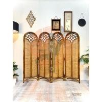 ราคา ฉากกั้นหวาย 4 บานพับ เฟอร์นิเจอร์ไม้หวาย ญี่ปุ่นมือสอง (46855872880)
