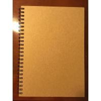 ราคา สมุดสเก็ต สันลวด ไม่มีเส้น กระดาษถนอมสายตา สมุดปกน้ำตาล สมุด (1278393869)