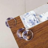 ราคา (แพ็ค20ชิ้น) ยางกันกระแทกมุมโต๊ะสีใสทรงกลม พร้อมกาวสองหน้า (3867397630)