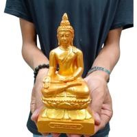 ราคา [M6]HTสมเด็จพระไพรีพินาศ พระประธานประจำวัดบวรนิเวศวิหาร เนื้อเรซิ่น สีน้ำทอง หน้าตัก 5 นิ้ว สูง 10 นิ้ว รุ่นนี้เด่นเรื่อ (22570340661)