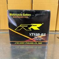 ราคา **ลอตใหม่ล่าสุด** แบตเตอรี่มอเตอร์ไซค์ RR YT12B-BS (25364083412)