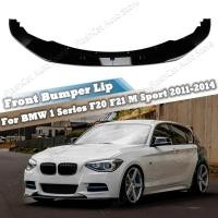 ราคา F20 F21 Front Bumper Lip For BMW 1 Series M135i Pre LCI 116i 120i 118i M Pack 2012-2015 Spoiler Spl (51852969229)