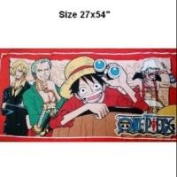 ราคา ลิขสิทธิ์แท้ ผ้าขนหนู ผ้าเช็ดผม ผ้าเช็ดตัว วันพีช (ONEPIECE) ผืนใหญ่ ขนาด 27*54 นิ้ว (916337000)