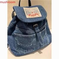 ราคา จัดส่งฟรี กระเป๋าเป้สะพายหลัง ผ้าแคนวาส ลายเห็ด สไตล์ญี่ปุ่น [mushroom] (23537673453)