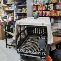 ราคา Pet Cargo Carrier Kennel Box 44x31x27cm กรงสุนัขแมว (41328540526)