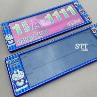 ราคา กรอบทะเบียนรถ กรอบป้ายทะเบียน กันน้ำ Doraemon โดเรม่อน แบบสั้น-ยาว สำหรับรถ1คัน(หน้า-หลัง) [ HARADA ] (24333260172)