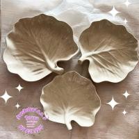 ราคา จานเซรามิค ทรงใบคะน้า จานใบคะน้าเซรามิค 3 ขนาด (27663349642)