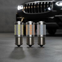 ราคา หลอดไฟ LED 33SMD 1157 สําหรับไฟเบรคและหรี่รถยนต์ สีแดง 18W 12V เดี่ยวหรือคู่ [ขั้ว 1157-2] (40225836393)