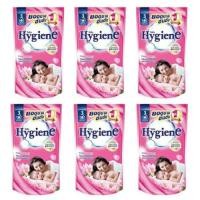 ราคา ไฮยีน(Hygeian) น้ำยาปรับผ้านุ่ม สีชมพู ขนาด 600 มล. (แพ็ค 6 ถุง) (8607619559)