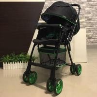 ราคา รถเข็รถเข็นเด็ก ยี่ห้อ Aprica รุ่น AirRia สีดำ พร้อมซัพพอร์ต (1962983852)