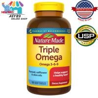 ราคา Nature Made Triple Omega 3 6 9 - Fish Flaxseed Safflower And Olive Oil - 180 softgels (28131040933)