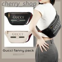 ราคา ราคาดีที่สุดของแท้ 100%กุชชี่ Gucci Print Leather Belt Bag กระเป๋าคาดเอว กระเป๋าคาดหน้าอก (29221496819)