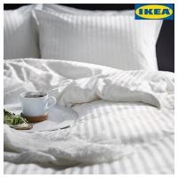 ราคา IKEA นัตต์ยัสมิน ปลอกผ้านวม+ปลอกหมอน2ใบ (4453309139)