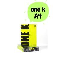 ราคา กระดาษถ่ายเอกสาร ONE K A4 70 แกรม / 500 แผ่น (70 g / 500 sheets) (25872227005)
