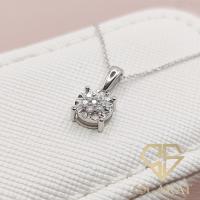 ราคา 65Carat - จี้เพชรแท้ เพชรเบลเยี่ยมคัทน้ำ100 เพชรรวม 7 ตัง ทองคำแท้9K{37.5%} (27366890377)