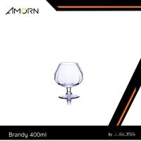 ราคา JJGLASS - ( AMORN ) Brandy 400ml. - แก้วน้ำ แก้วแฮนด์เมท (11305244803)