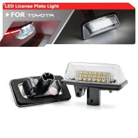 ราคา สําหรับ Toyota Corolla E11 Crown S180 Starlet EP91 Vios Previa ACR50 GSR50 18-SMD ไฟป้ายทะเบียน Led แท็กที่จอดรถอัตโนมัติโคมไฟ (47103829531)