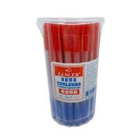 ราคา LANCER ปากกาลูกลื่น 2 สี 0.5 มม แลนเซอร์ ดุ็ก 8252 (27312811290)
