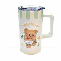 ราคา แก้วเก็บความเย็น All cafe หมีเนย Butterbear x 7-11 สีเขียวเหลือง (27574905074)