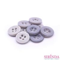 ราคา กระดุมเรซิ่นเสื้อเชิ้ตและเสื้อโปโล4รู โทนเทา (11.43มิล) (0001117) (18826461958)