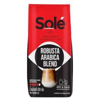 ราคา โซเล่ คาเฟ่ แบล็ค เมล็ดกาแฟคั่ว อาราบิก้าผสมโรบัสต้า 500g (41650876745)