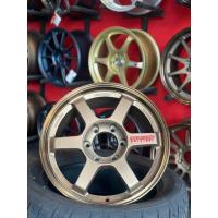 ราคา ล้อTE37 ขอบ 18น้ำตาลหยอดแดง 6 รู กว้าง 8.5 นิ้ว (19387349544)