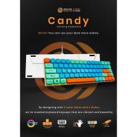 ราคา คีย์บอร์ด Neolution E-Sport Candy Membrane Gaming Keyboard (3 Color Keycaps) เกมมิ่งคีย์บอร์ด (25570426069)
