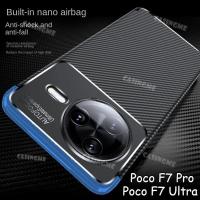 ราคา สําหรับ Poco F7 Pro F7 Ultra 5G 2025 คาร์บอนไฟเบอร์กันกระแทกสําหรับ Poco F7 Pro 5G Poco F7 Ultra 5G Poco F7Pro F7Ultra Edge เคสโทรศัพท์ซิลิโคนป้องกันกลับปกอ่อน (27231466542)