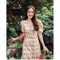 ราคา ☑ 2xl เดรสลายดอก งานป้าย Love lady แท้ มือ1 (20871894253)