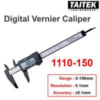 ราคา ดิจิตอลเวอร์เนียร์คาลิปเปอร์ Digital Vernier Caliper รุ่น 1110-150 ความละเอียด 0.1mm ความแม่นยำ ±0.1mm (26558233710)