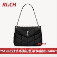 ราคา Yves Saint Laurent YSL PUFFER MEDIUM in Nappa leather Shoulder Bags กระเป๋าสะพาย #Rich ราคาถูกที่สุ (28477762593)