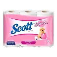ราคา สก๊อตต์ ซีเลคท์ กระดาษชำระ ความยาวมาตรฐาน 6 ม้วน (28834368812)