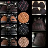 ราคา พรมปูพื้นรถยนต์สำเร็จรูป 1ชุด 5 ชิ้น Free size ยกขอบ (2359761087)