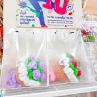 ราคา ***Inbox สอบถามลายสินค้าก่อนกดสั่งซื้อ***Crocheted Flower Bouquet ช่อดอกไม้ถักโครเชต์ สุดน่ารัก ช่อดอกไม้สวย [DOMODOMO] (27724984180)