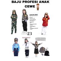 ราคา COSTUME UNIFORMS สําหรับ LITTLE GIRLS/POLICE ผู้หญิง UNIFORMS/TNI AD/AKPOL/ETC QUALITY CHILDREN (55853952599)