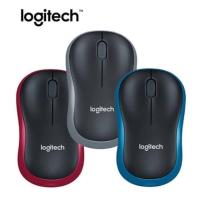 ราคา MERAH LOGITECH M185 WIRELESS MOUSE GREY / RED / BLUE ของแท้ 100% (47301365867)