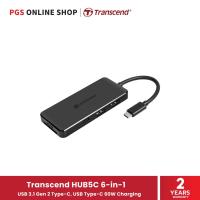 ราคา Transcend HUB5C 6-in-1 3-Port Hub,1-Port PD,SD/MicroSD Reader, USB 3.2 Gen 2,Type C (ยูเอสบีฮับ) สินค้ารับประกัน 2 ปี (10550944576)